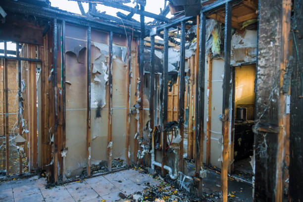 Professional Fire Board Up technician working in Marcus Hook, PA